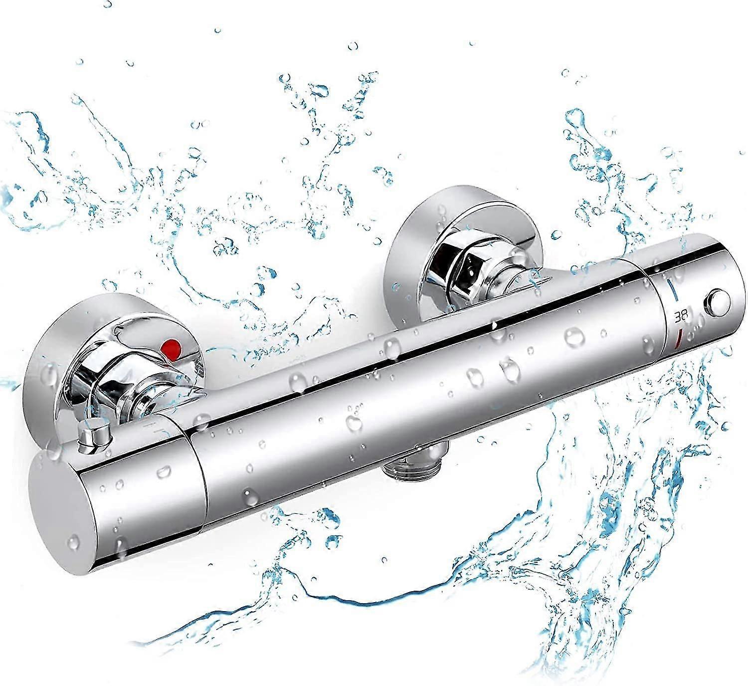 Miscelatore doccia termostatico, rubinetto doccia termostatico con sicurezza per un controllo preciso della temperatura, doccia termostatica in ott...