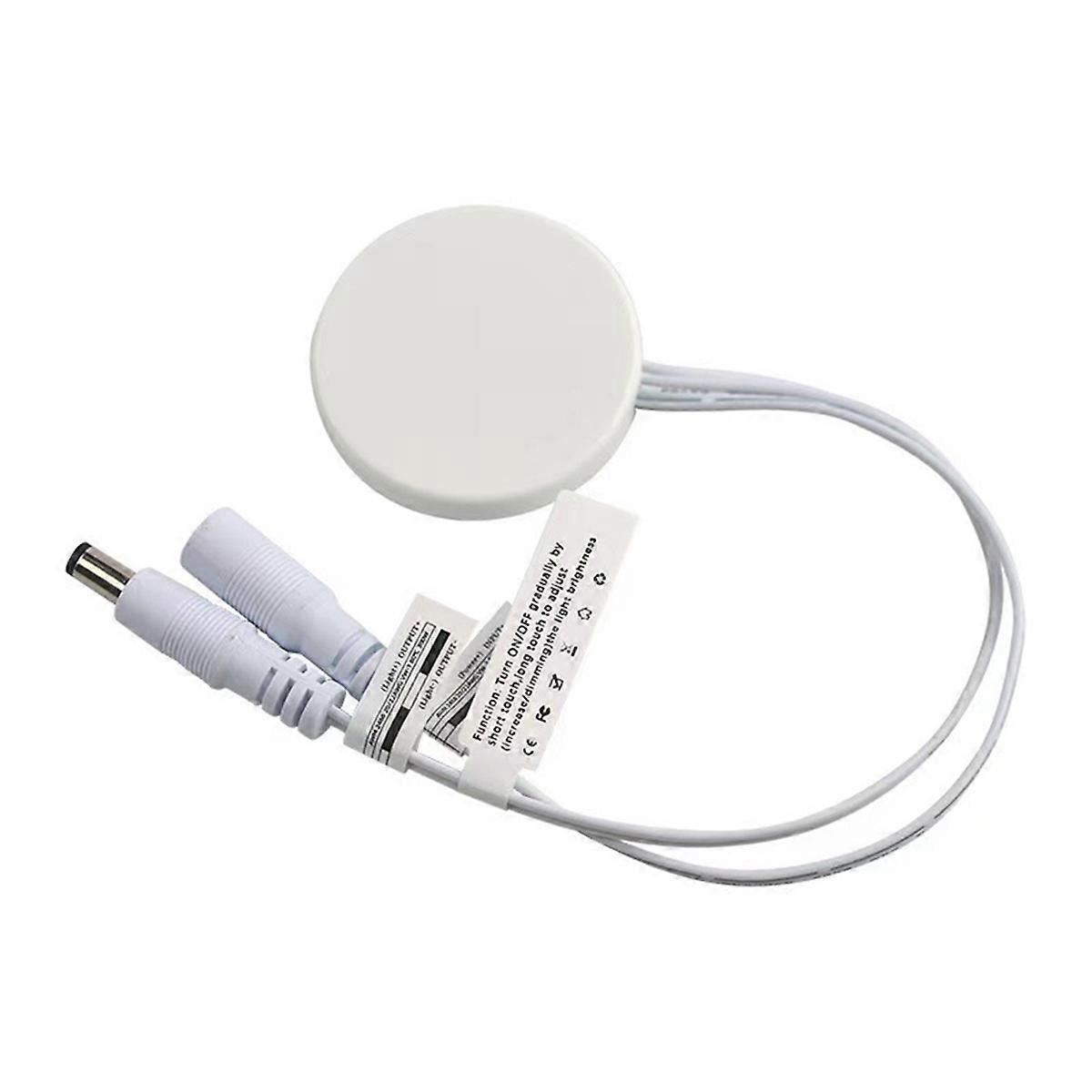 Wood Panel LED Touch Sensor Dimmer Switch Hidden Switch White