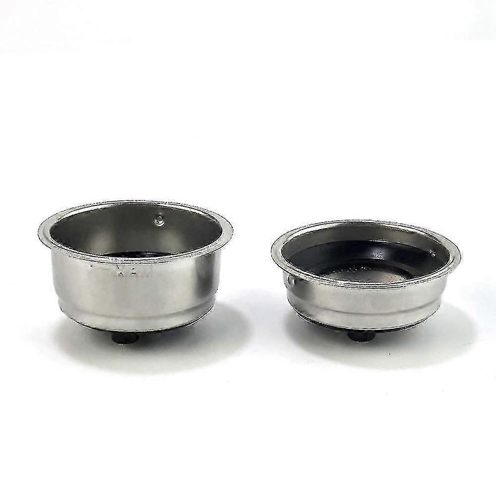 Kaffefilterkorg i rostfritt stål Kompatibel hemmakontor (2-pack)