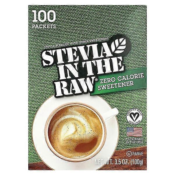 In the Raw, Stevia In The Raw®, Zero Calorie Sweetener, 100 Packets, 3.5 oz (100 g)