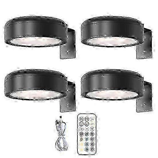 Wall-mounted Wireless Picture Light with Remote Control Dimmable Battery Operated Adjustable 13-Color RGB Painting Light