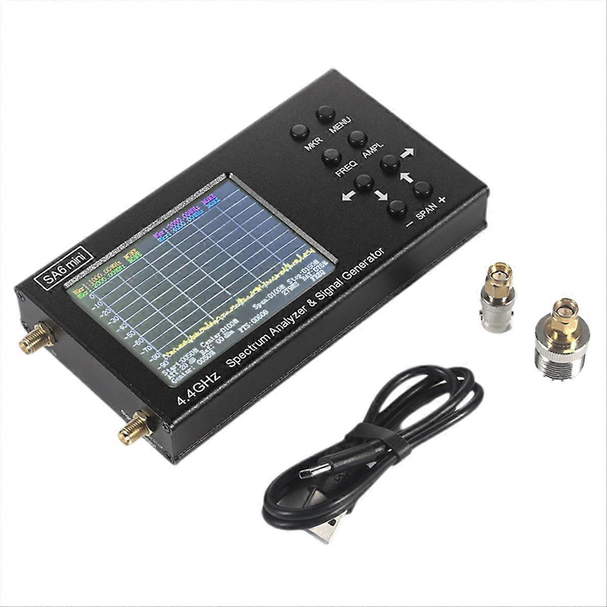  SA6 Mini Spectrum Analyzer Wi-Fi CDMA Lab 35-4400Mhz Signal Test