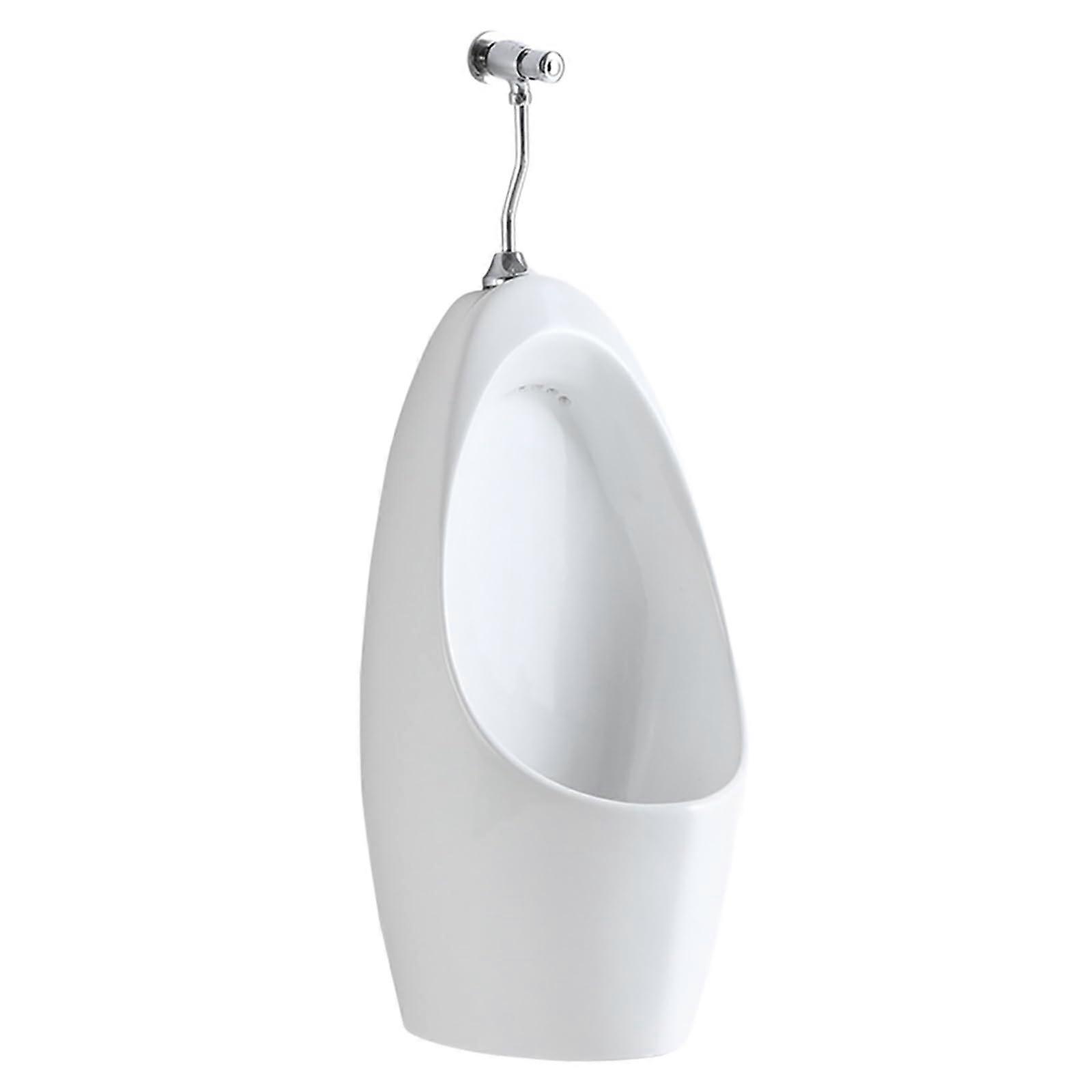 Wall Mounted Male Urinal With Push Flush Splash Proof Design For  Efficiency Home And Commercial Restrooms