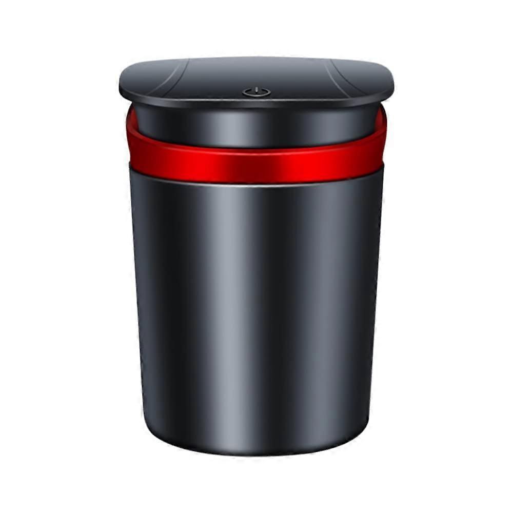 Car Ashtray Compatible, Portable With Lid, Easy Clean Up, Outdoor Detachable Red