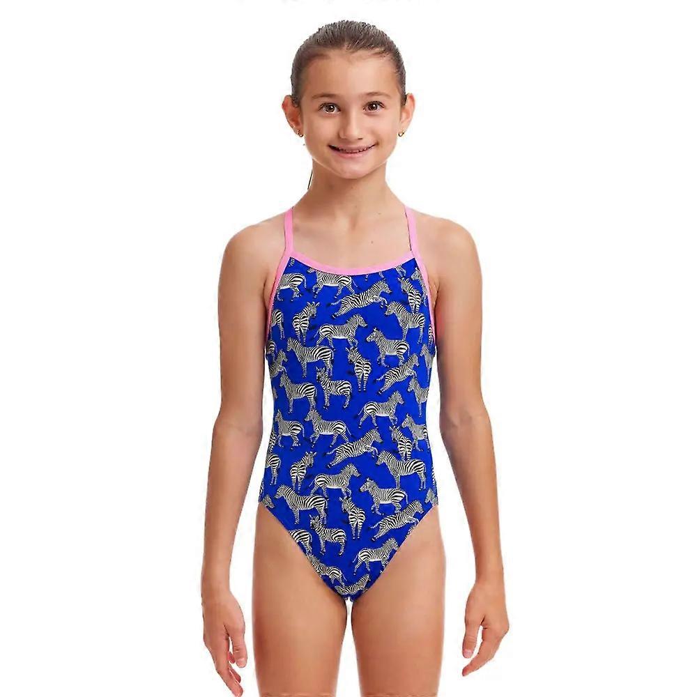 Maillot de bain Funkita Girls Prance Party Single Strap - Bleu