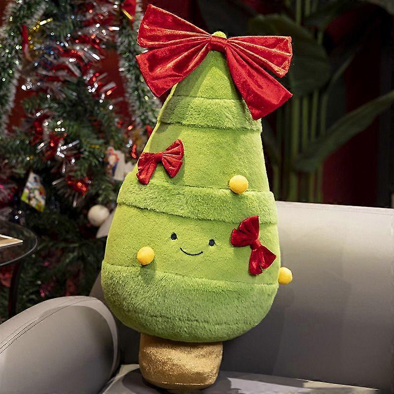 Christmas Plush Doll Set Gingerbread Man Snowman Christmas Tree Wreath Ornament PP Cotton Filling Multiple Sizes Available