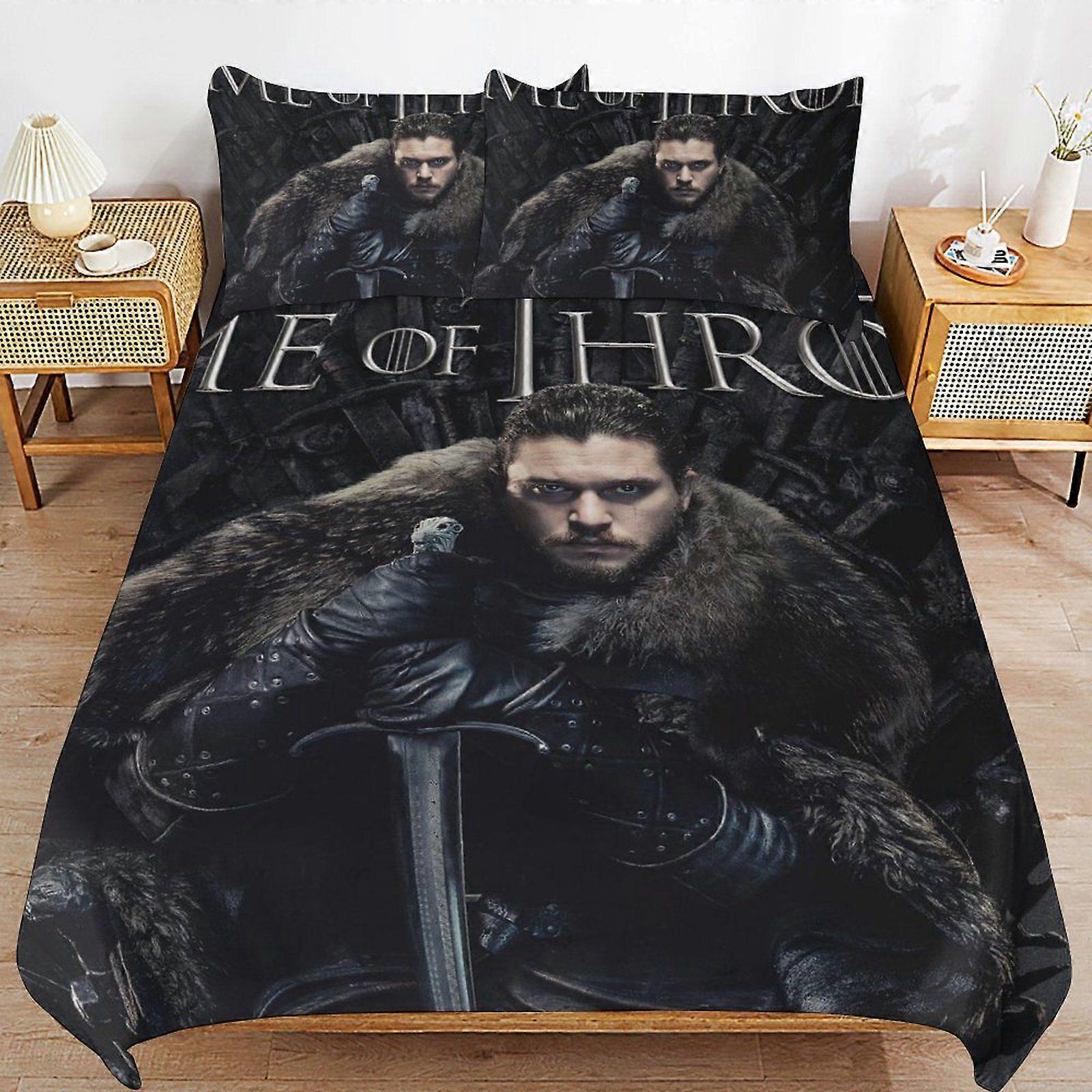 u327 Game of Thrones Hotel Style Sleep Texture Consistent Fabric Secure Fit Closure Duvet Cover Sets Advantage n327