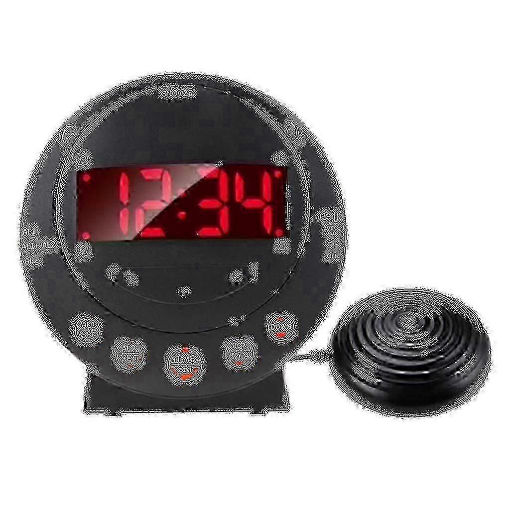 Super Loud Alarm Clock with Bed Shaker - Vibrating Heavy Sleeper Wake-Up Guarantee