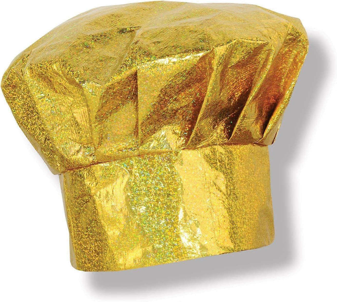 Toque de chef en or prismatique