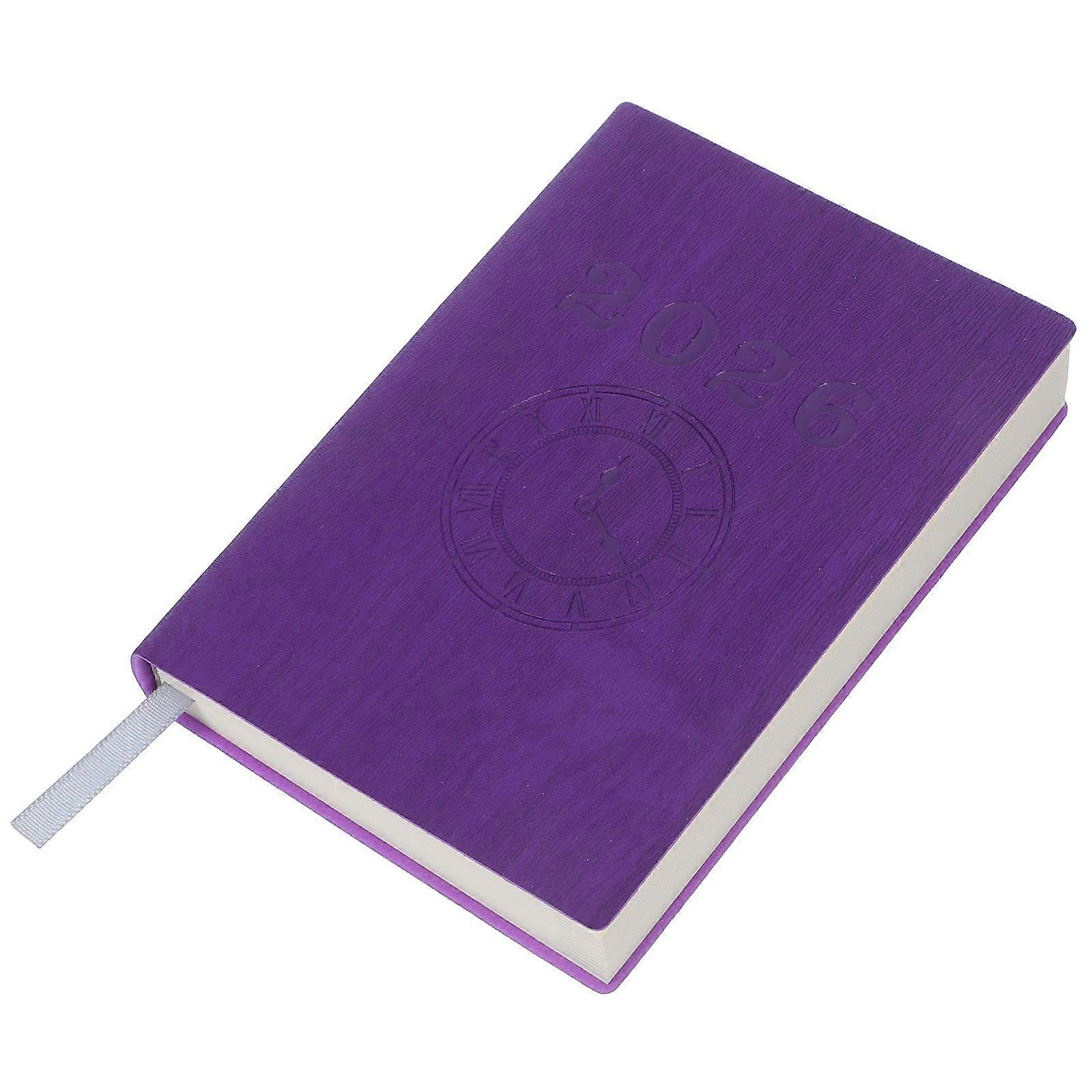 2026 Planner Notebook Dated Daily Planner for Office Purple Notebook