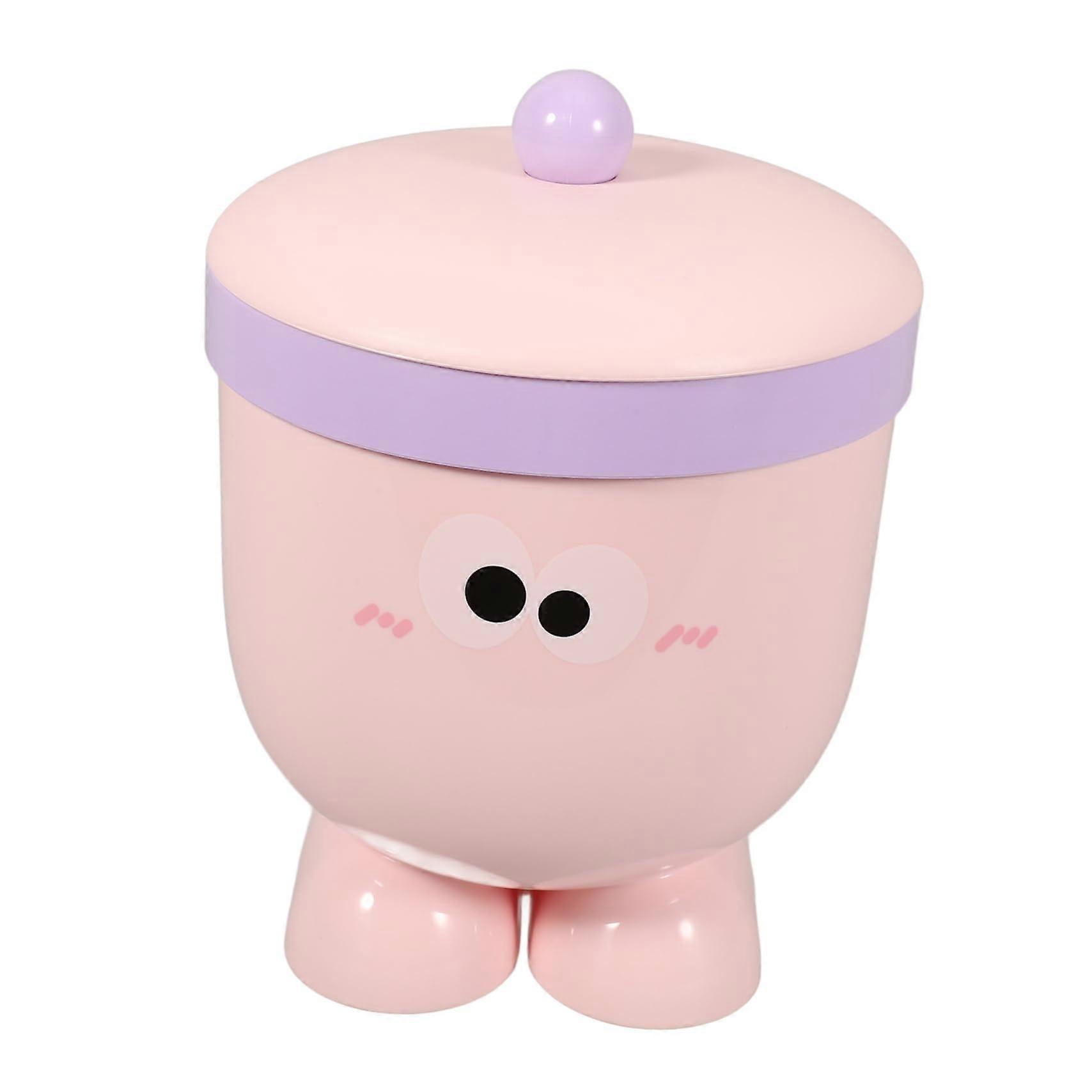 Mini Trash Bin with Lid Compact Garbage Container For Desk Countertop Small Spaces Wastebasket For Home Office And Hotel