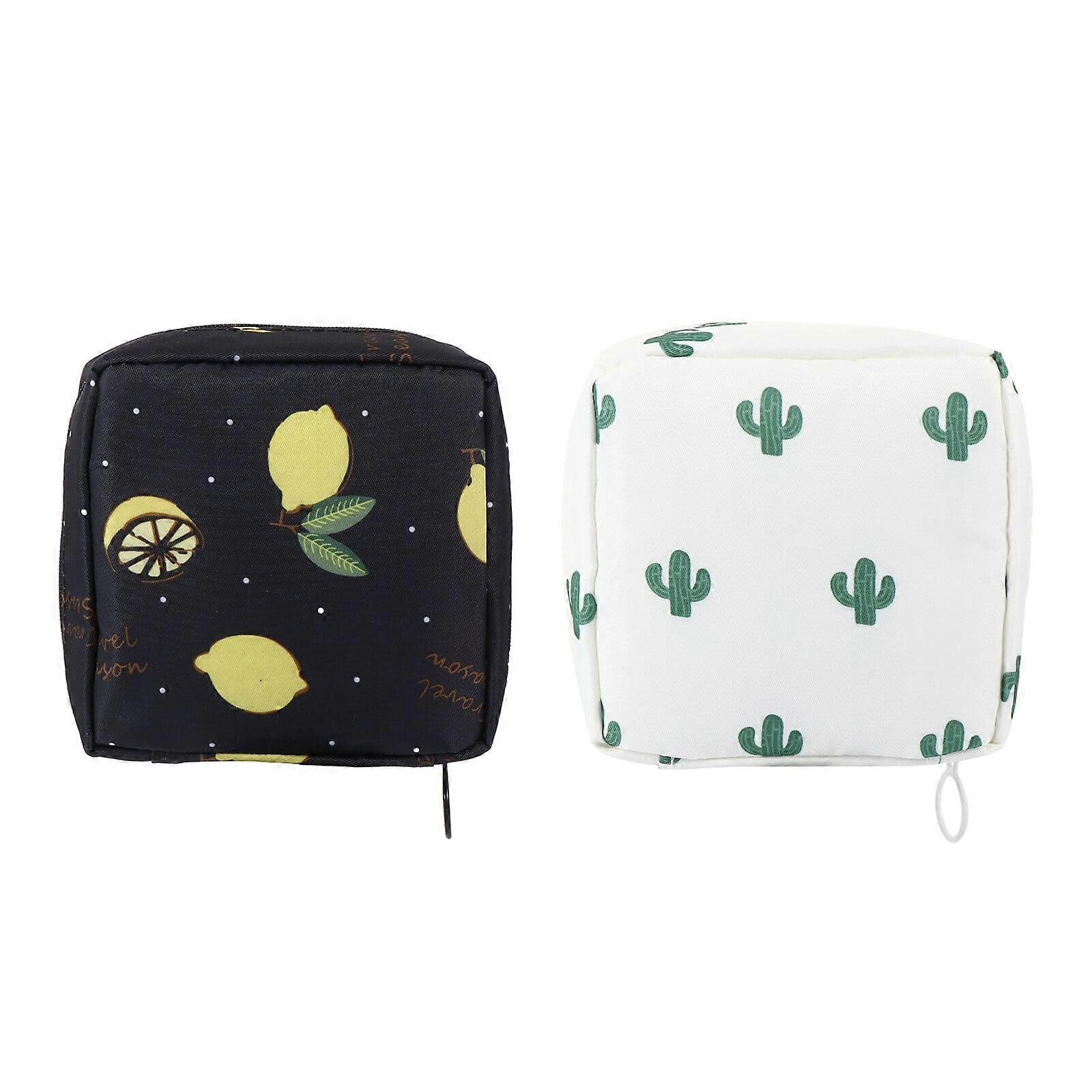 2pcs Portable Change Bags Versatile Wallets Creative Nursing Pad Pouches