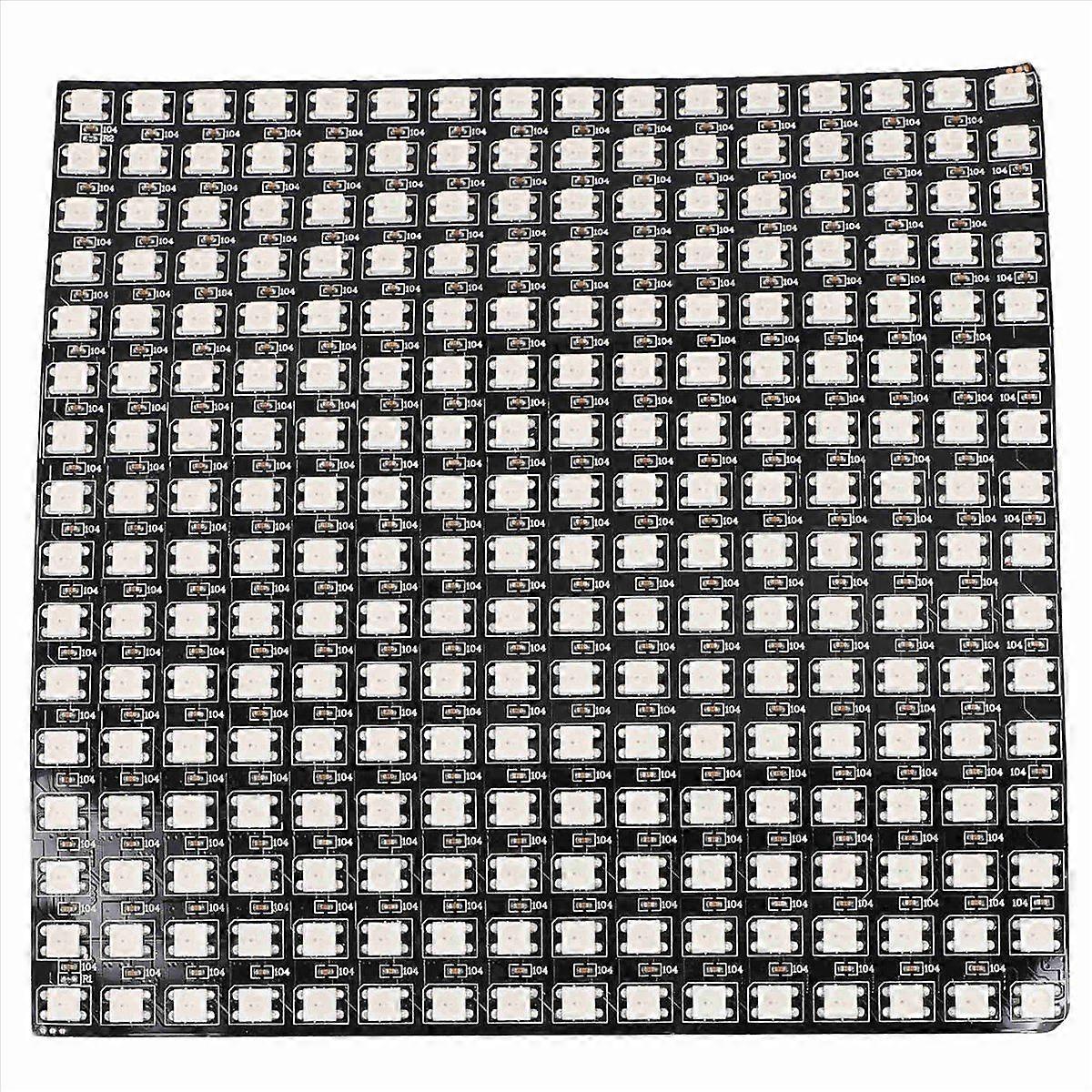 WS2812 RGB LED Matrix Panel Individually Addressable Flexible for Video Display, DC5V (16x16)