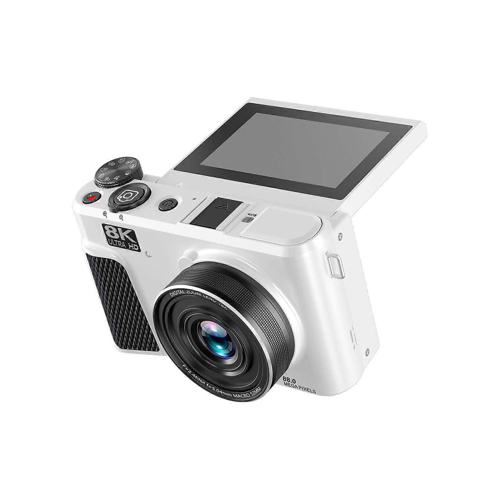 8K Digital Camera 18X Zoom Photography Video Camcorder Recording Camera Wifi Webcam Video Camera Outdoor Vlogging Multicolor