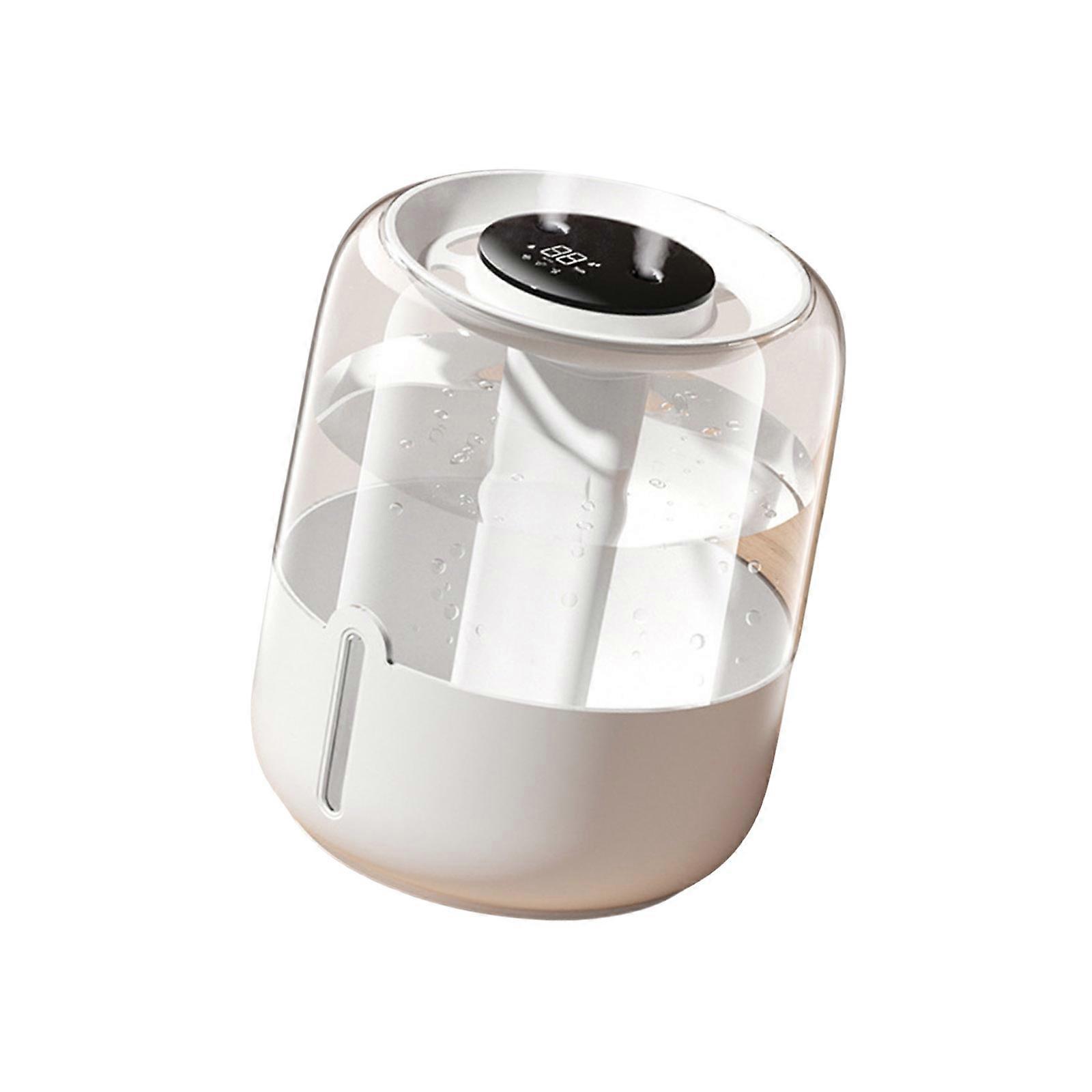 6.8L Desktop Humidifier with Humidity Sensors and Night Light Large Capacity Essential Oil Diffuser for Hotel Office  White