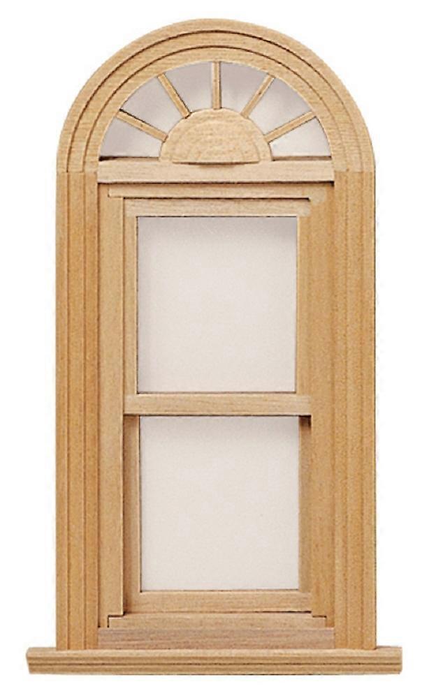 Dolls House Palladian Arched Window 1:24 Scale Miniature Non Working