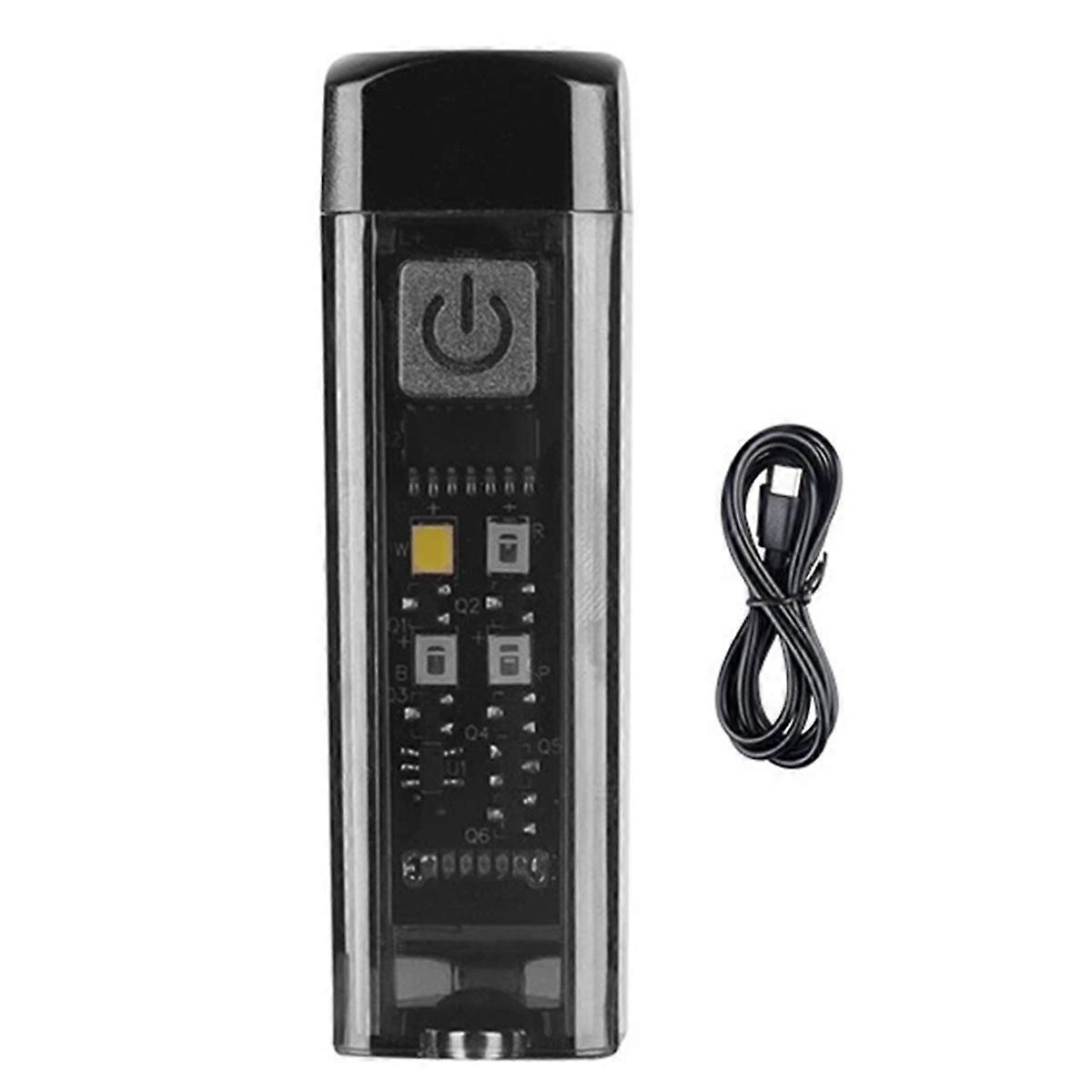 Compact Keychain Flashlight USB Rechargeable Light Magnetic Base Dual Modes Pocket Light for Camping