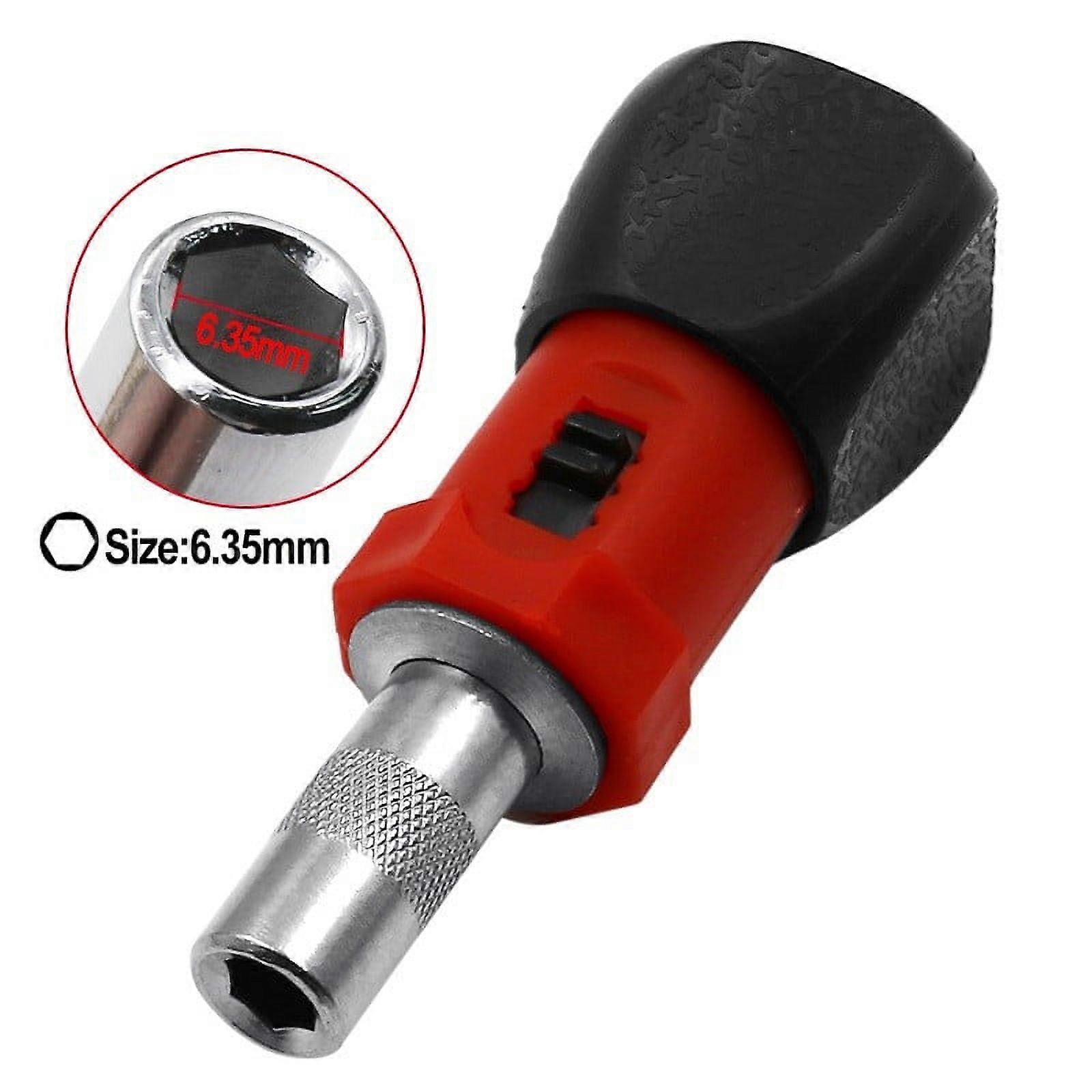 Multifunctional Ratchet Wrench Screwdriver Hex Socket Screw Driver 6.35mm