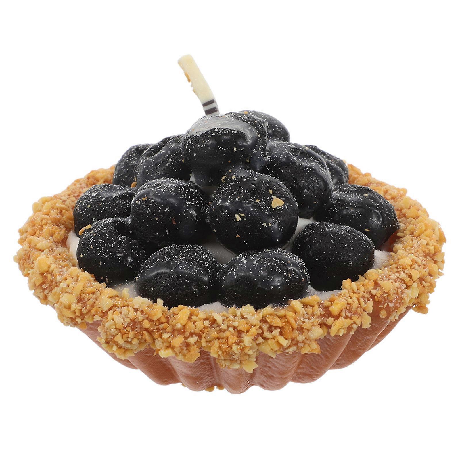 Simulation Egg Tart Toy for Display Realistic Plastic Decoration