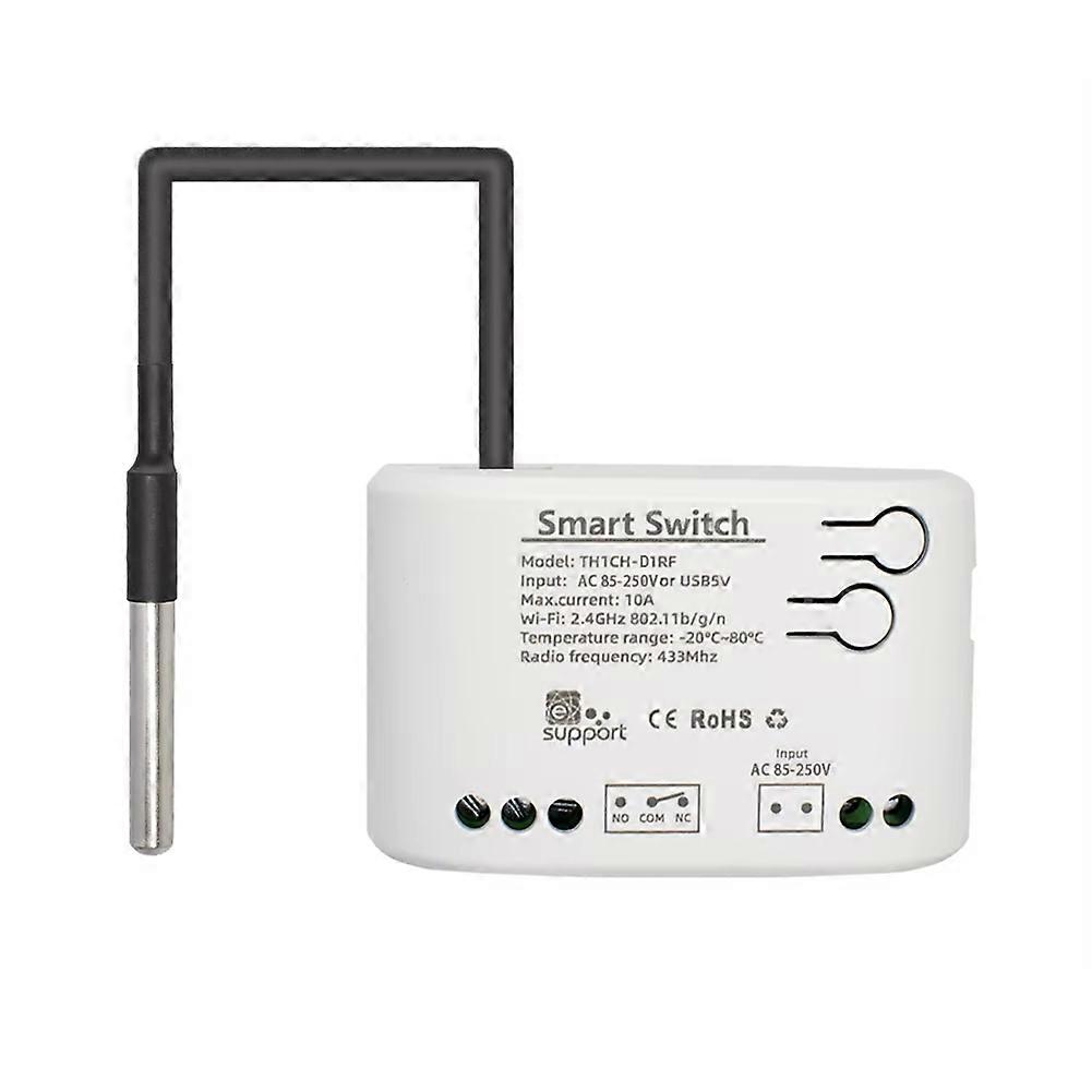 Smart WiFi Temperature Switch Passive Dry Contact Relay A