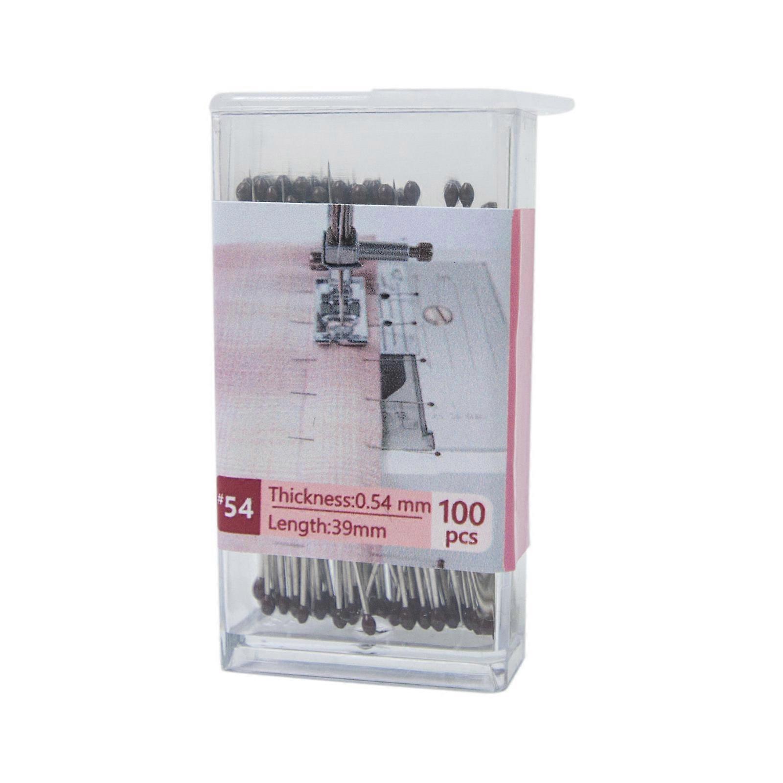 Pack of 100 Sewing Craft Pin for Clothing Fabric Fixing Includes Organizers Box Ideal for Home and Studios Use Multicolor