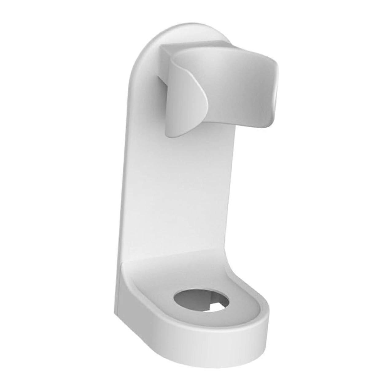 2 Pack Electric Toothbrush Holder Wall Mounted Bathroom Organizer White Plastic Easy Install