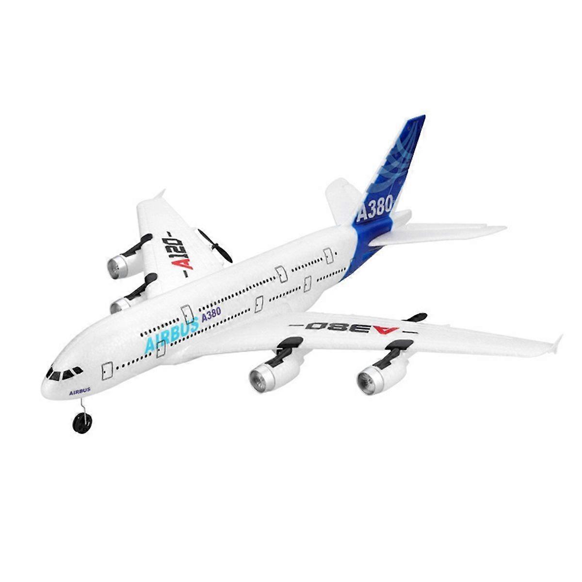 RC Model Aircraft of Remote-Controlled A380 Passenger Aircraft Adopts Foam Materials and Fall Preven