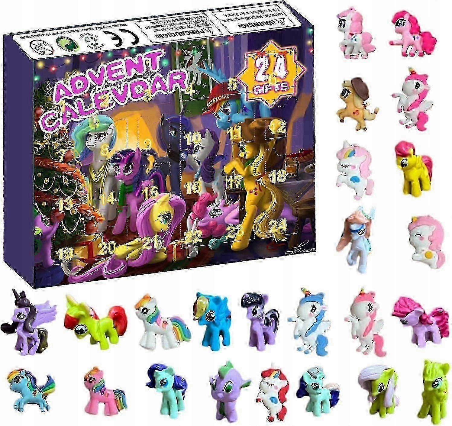 Adventní kalendáře My Little Pony, vánoční dárek 2024 - DX