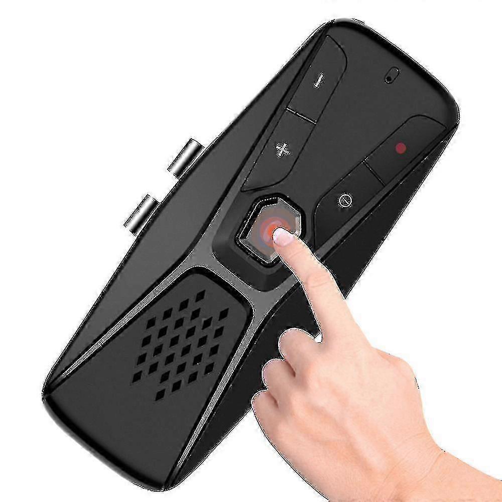 Hands-free Bluetooth 5.0 Car Kit Wireless Speaker Auto Sun Visor Mp3 Player Speaker Support Siri Google Assistant