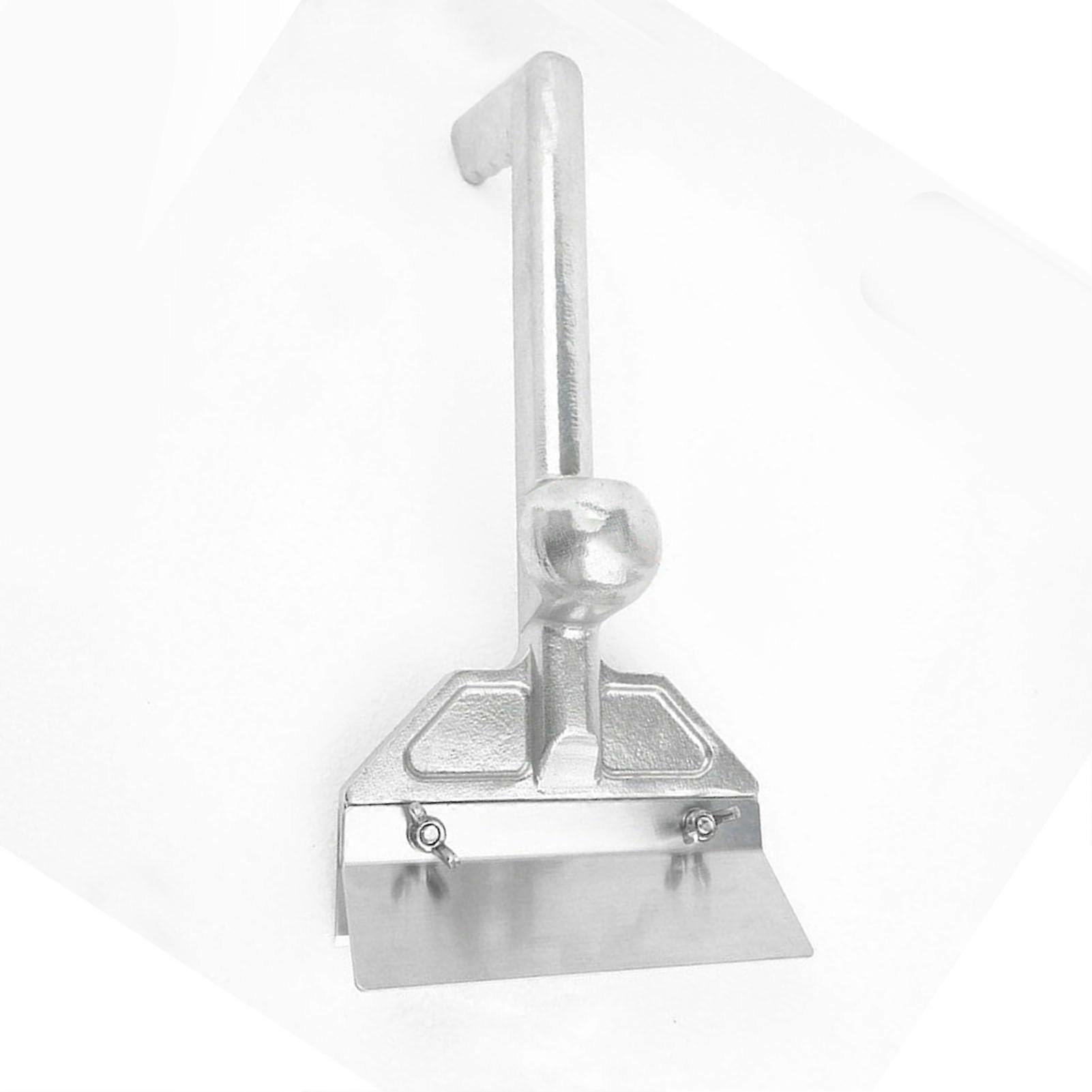 Heavy Duty Griddle Scraper with Splash Guard, Cast Aluminum Grill Cleaning Tool for Flat  Grills