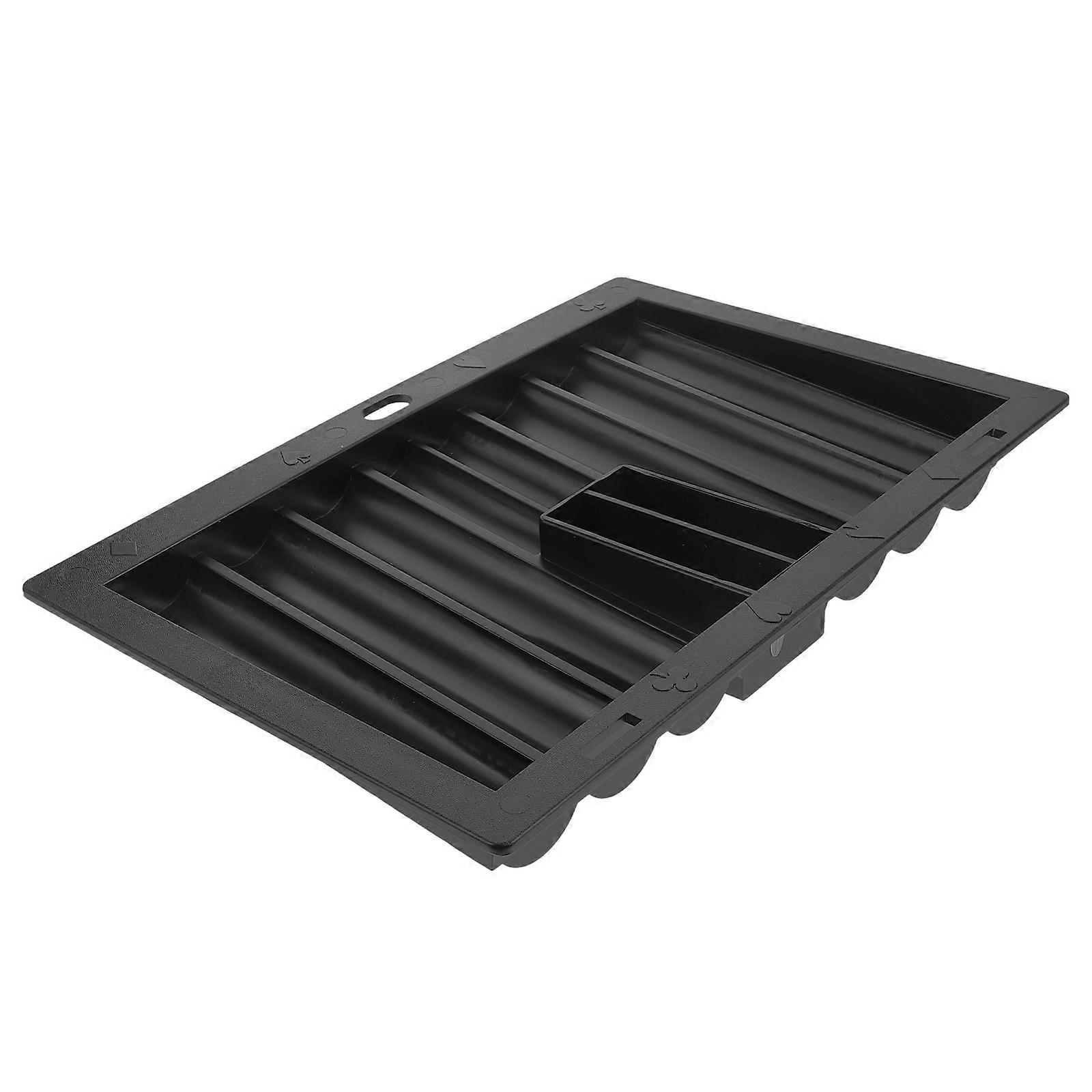 Acrylic Poker Chip Tray Multi-Function Chip Holder for Storage