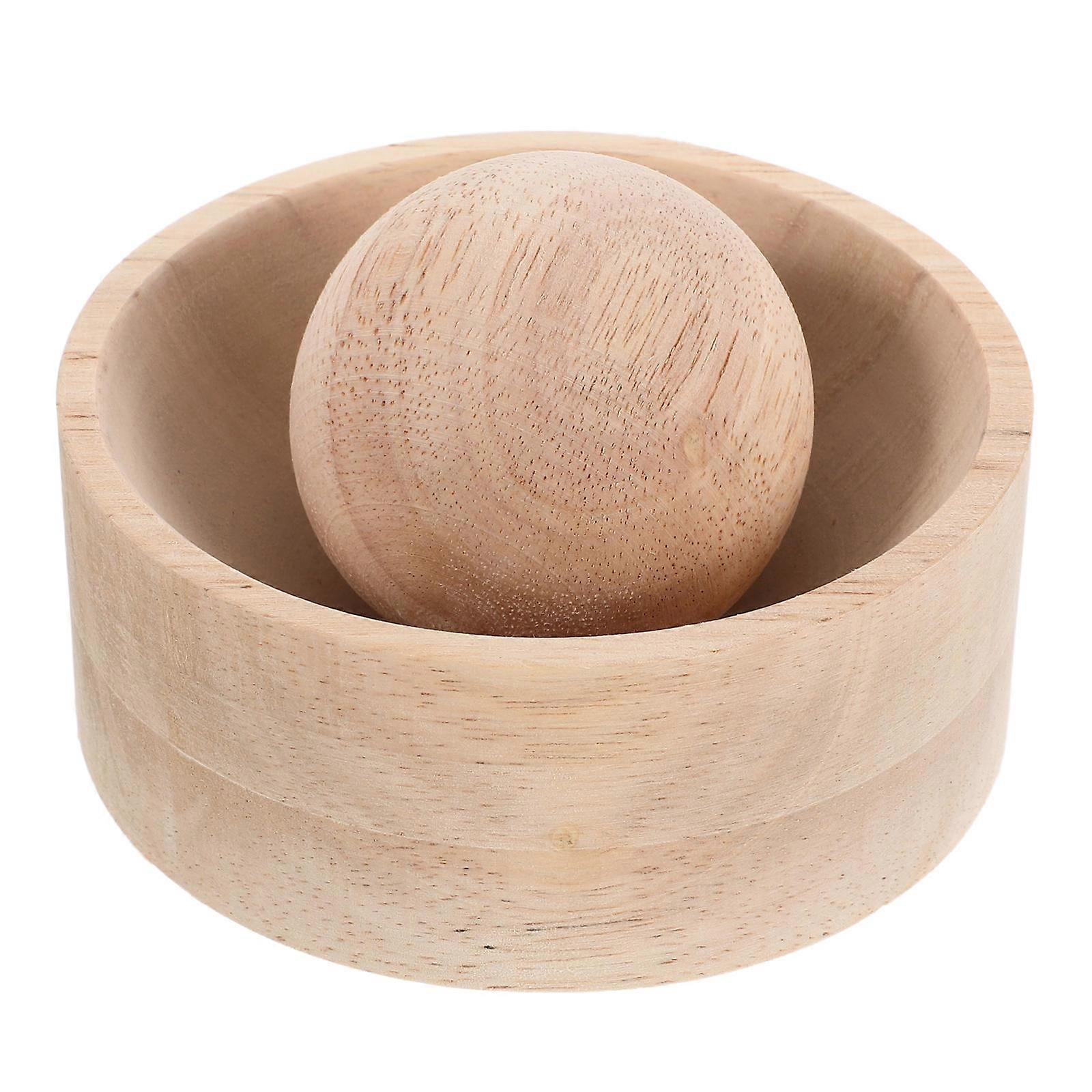 Wooden Dumpling Maker Press Tool for Kitchen  Ergonomic Design for Easy Use and Consistent Wrappers  Beige