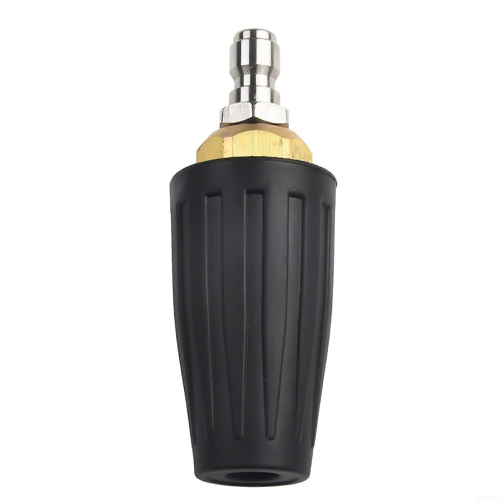 Turbo Nozzle 4000 PSI 2.54 GPM 1/4 Inch Quick Connect Brass Stainless Steel Rotating Tip For Brick Driveway