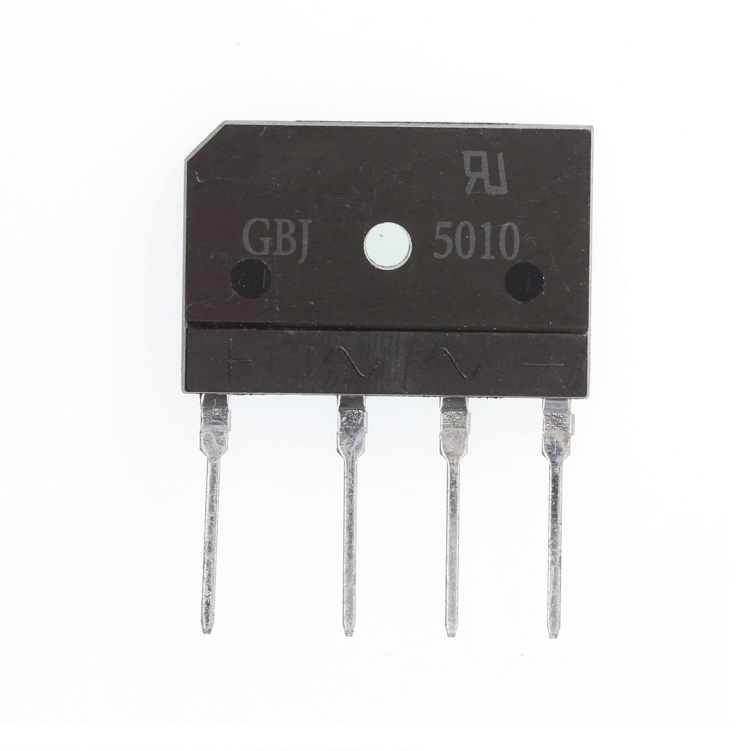 5 Pack Bridge Rectifier Diode 50A 1000V Glass Passivated Single Phase for Power Supply