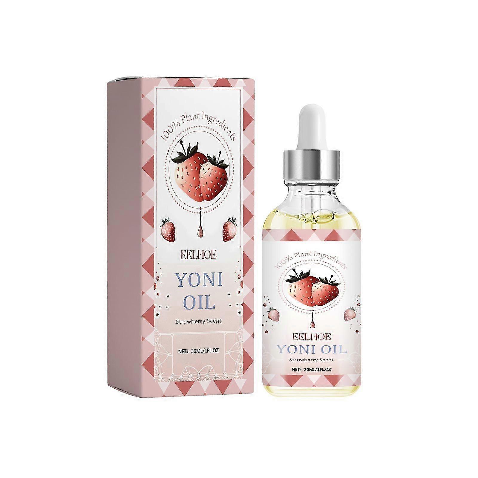 Women's Private Essential oil contains tocopherol (vitamin E) and strawberry fruit extract