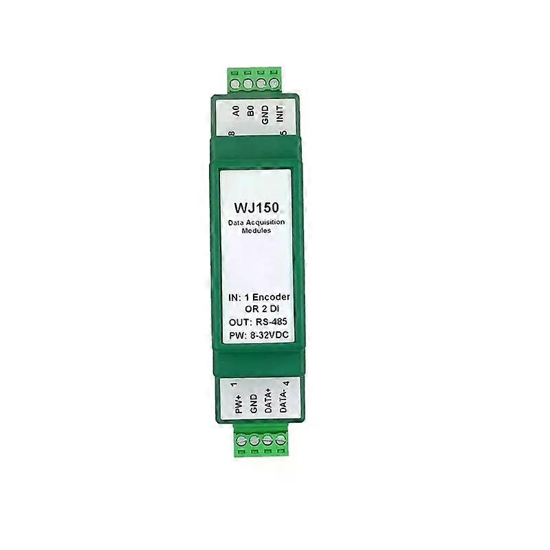 WJ150-485 1 Way Encoder Pulse Signal Counter or 2 Way DI High-speed Counter Modbus RTU Module