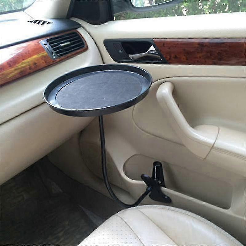 Swivel Car Tray with Integrated Drink Holder for Secure Dining