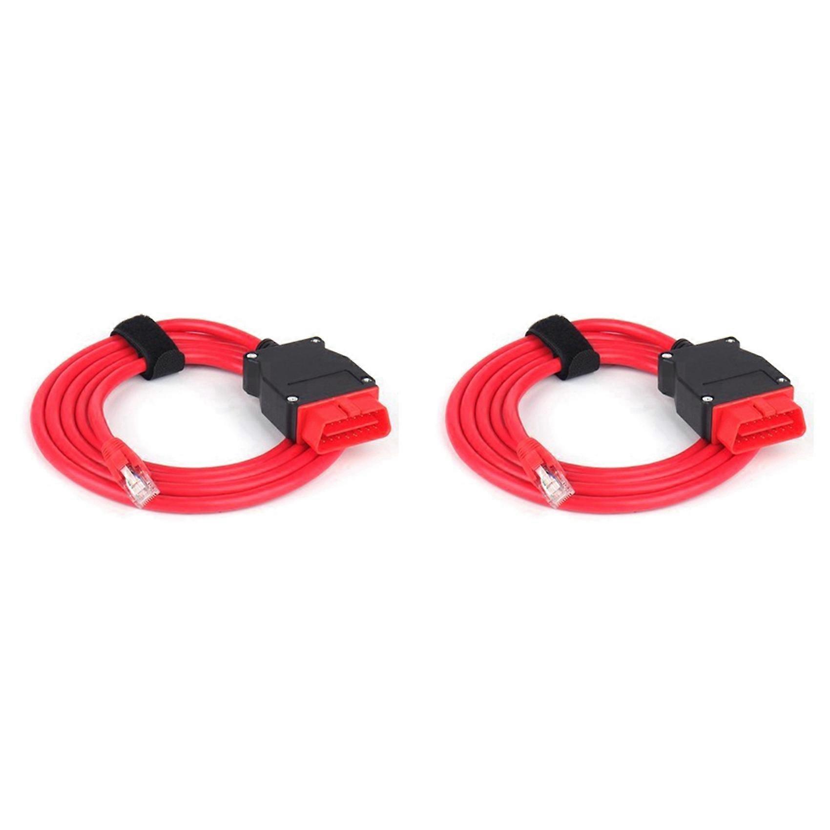 2X for BMW ENET Coding Cable ENET Ethernet to OBD2 Diagnostic Interface Cable ENET ICOM Coding F-Series for BMW Enet