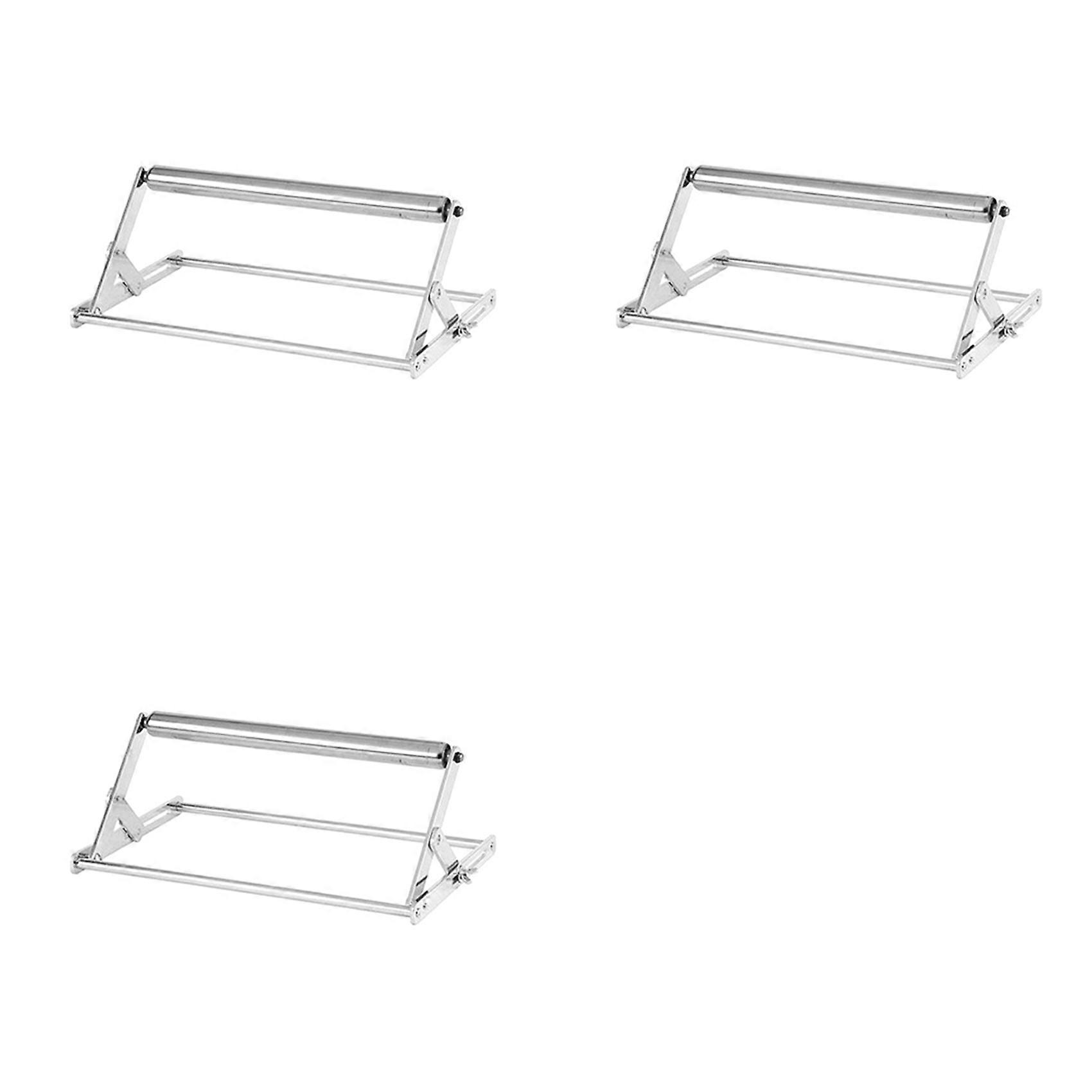 3X Foldable Stainless Steel Stand Adjustable Cutting Machine Material Support Frame for Cutting Stand Workbench Lift,B