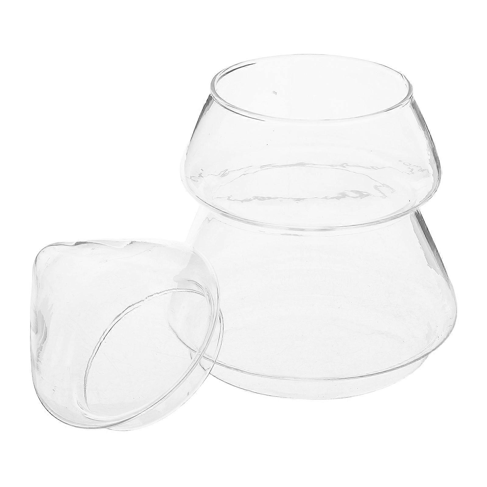 Glass Christmas Tree Candy Jar with Lid for Holiday Transparent