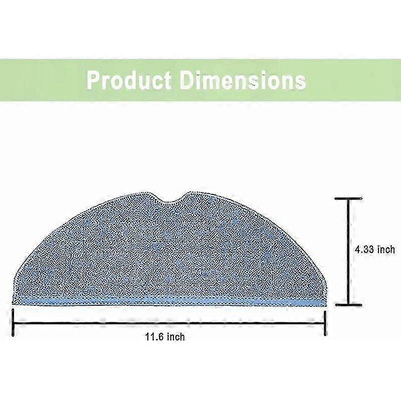 Pack Compatiblement S7 Vacuum Cleaner Pads Compatible Xiaomi Roborock S7 Roborock S7+ Roborock S7 Maxv Roborock S7 Maxv Plus Roborock T7s Ro