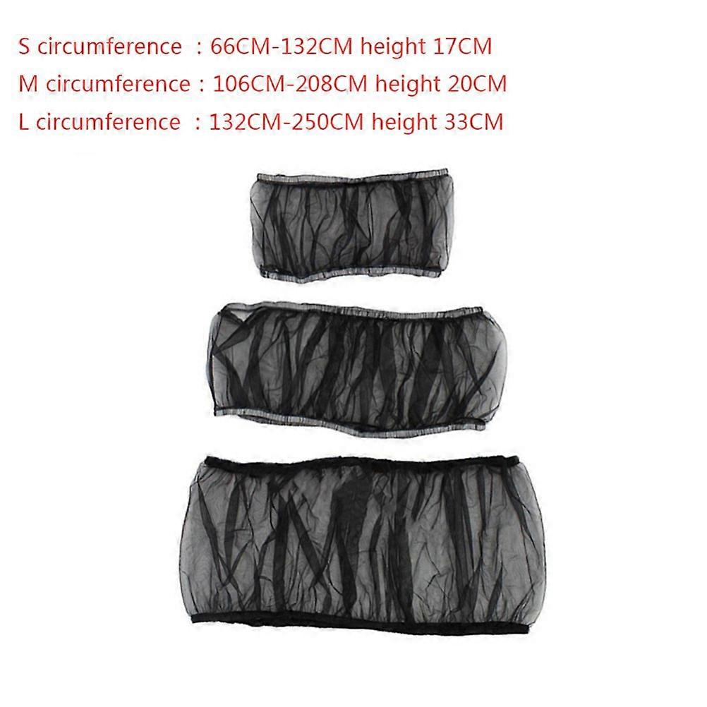 Black Bird Cage Net Cover for Pet Use Mesh Size S
