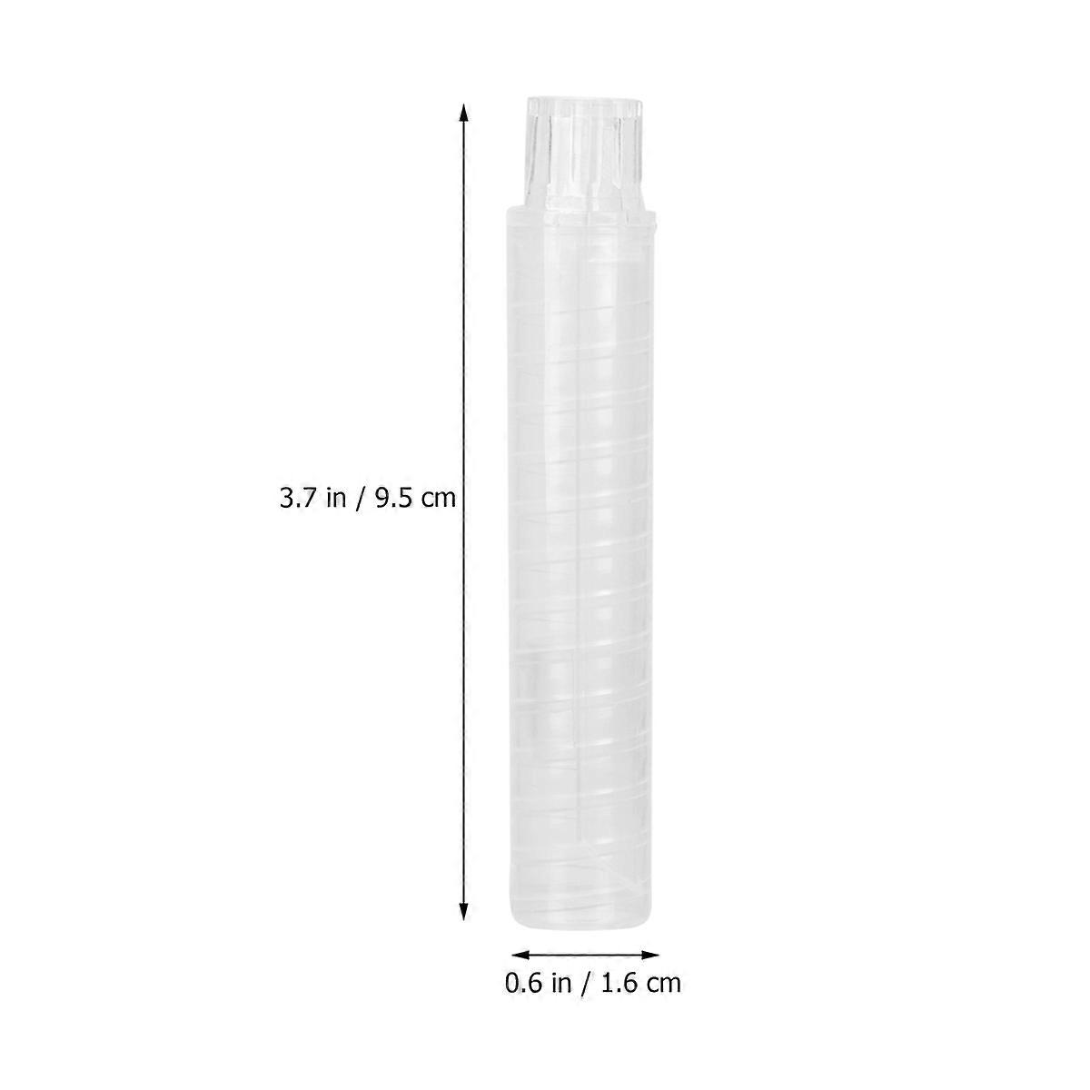 Back to School Transparent Plastic Chalk Holder Keeps Hands Clean and Chalk Secure for School or Home Use 10 Pieces