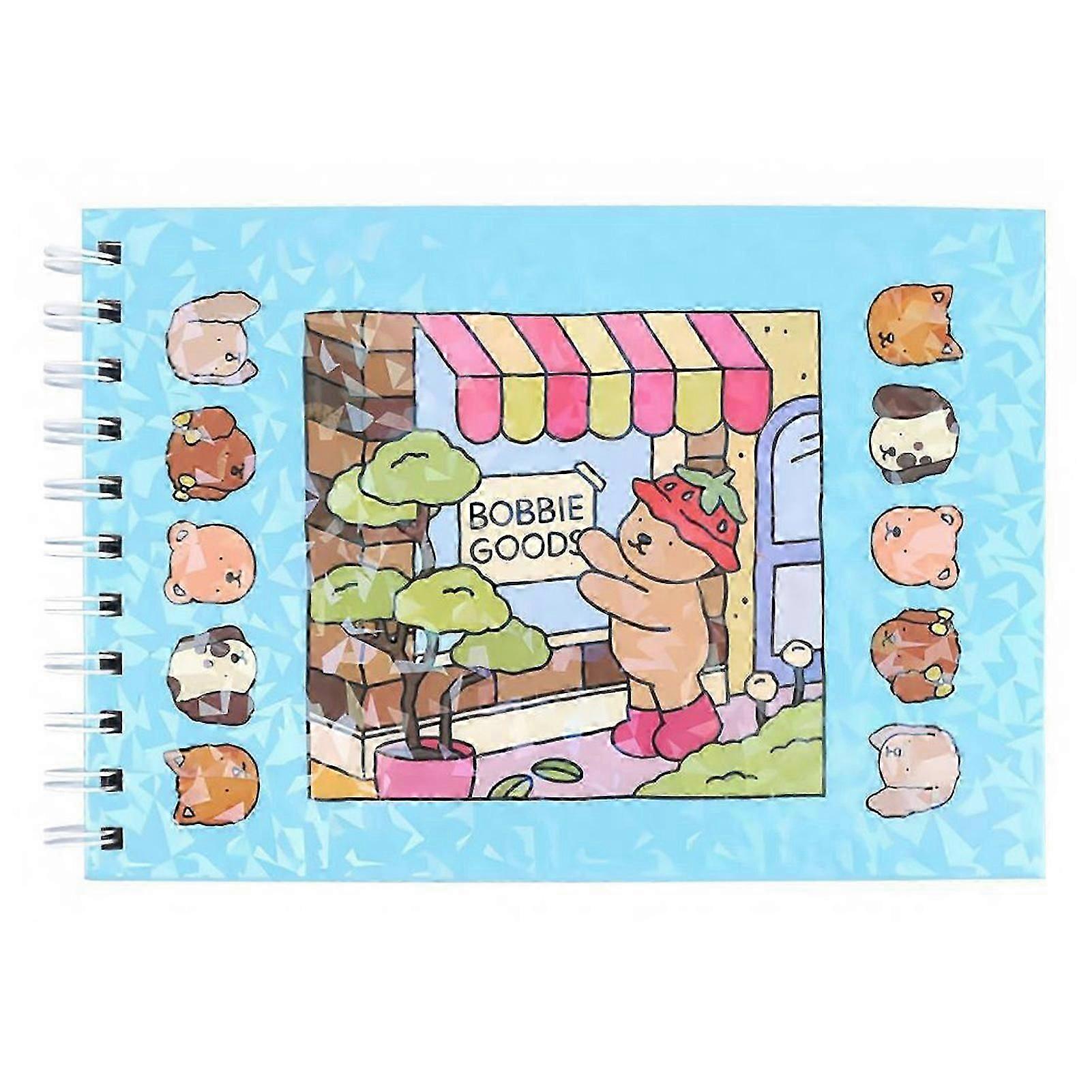 Carte de colorat Bobbie Goods, carte de colorat de desene animate drăguță și confortabilă pentru adulți și copii