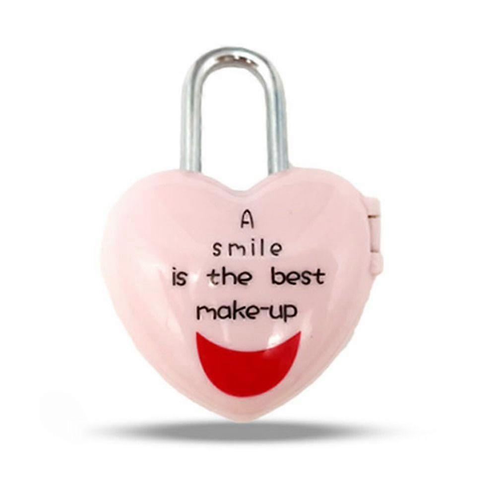 Cadenas �� Code �� chiffres pour bagages de voyage, outil de s��curit�� cr��atif, serrure en forme de c?ur, num��ro de mot de passe, serrure �� com