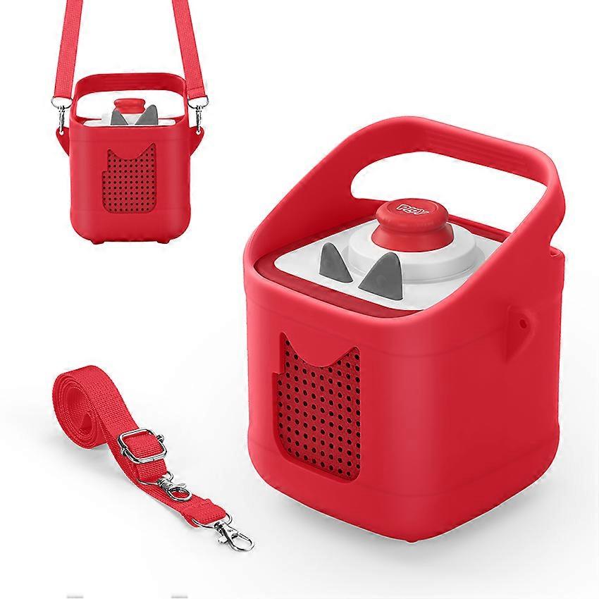 Silicone Case for Toniebox 2 - Shockproof Protective Cover 1 PCS Red Case Only