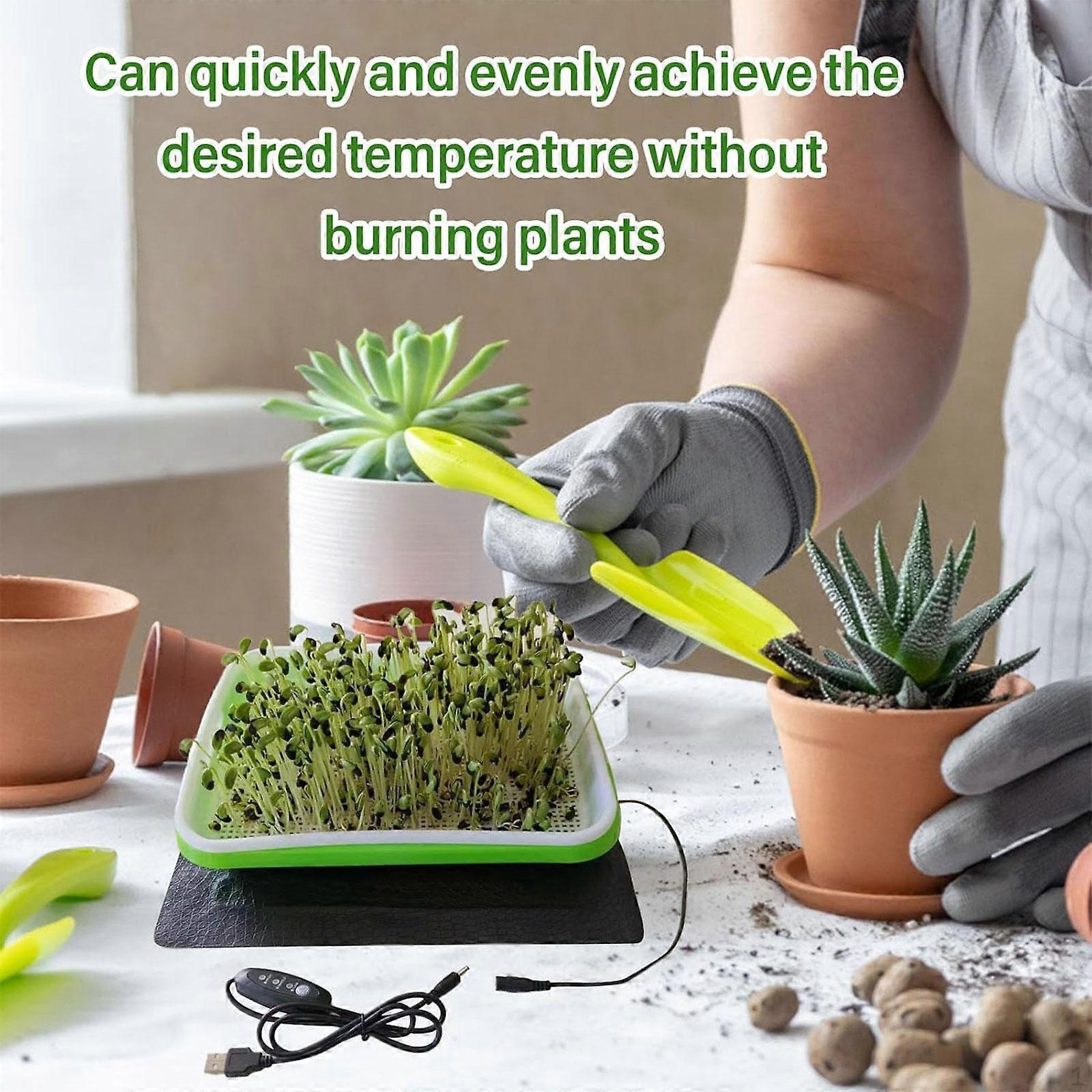 Heating Mat for , Temperature Adjustable, Plant Pad, Even Heating, Hydroponic Growing Mat,