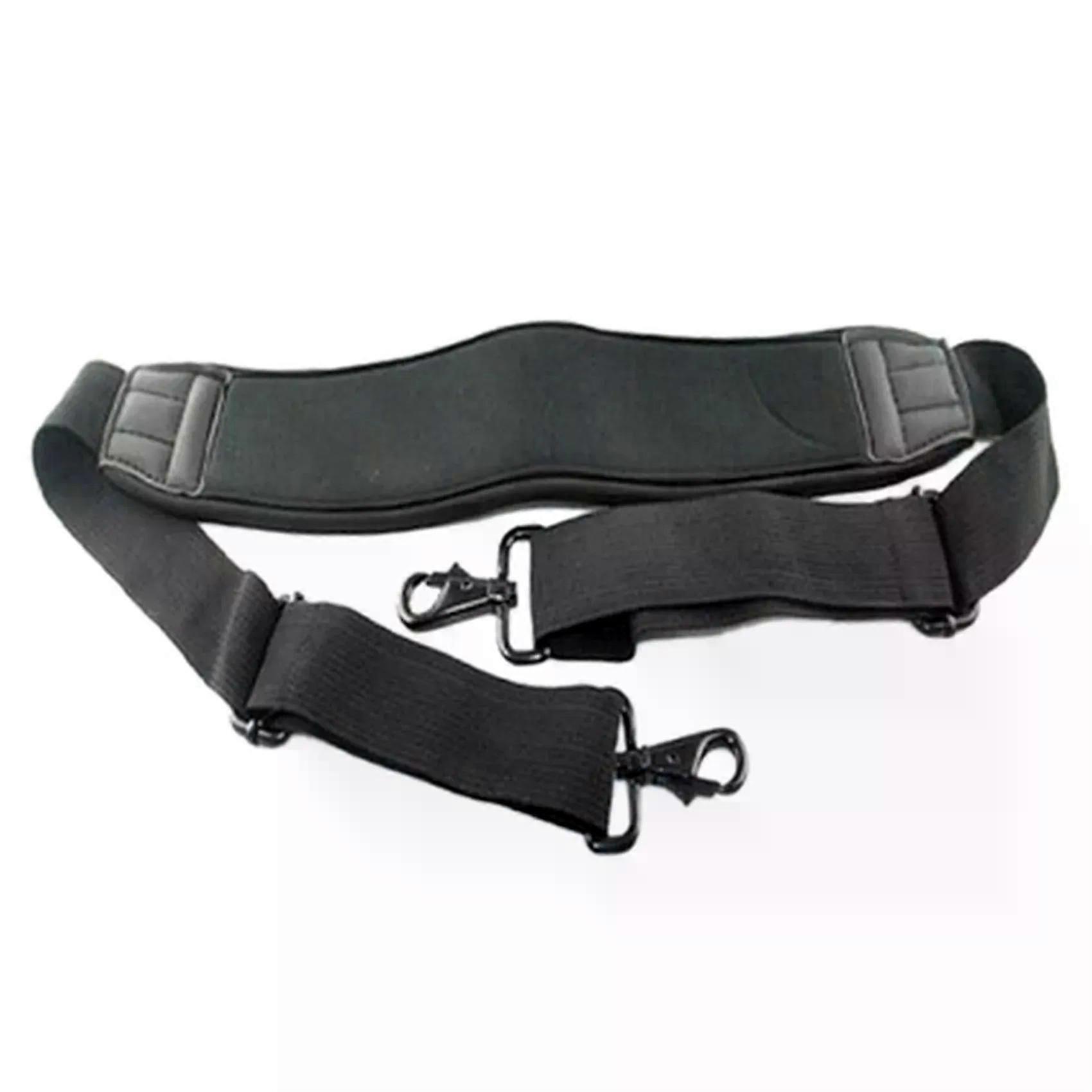 Black Adjustable Shoulder Bag Strap with Double Hooks for Canon Nikon Laptop Computer Camera Stabilizer Bag