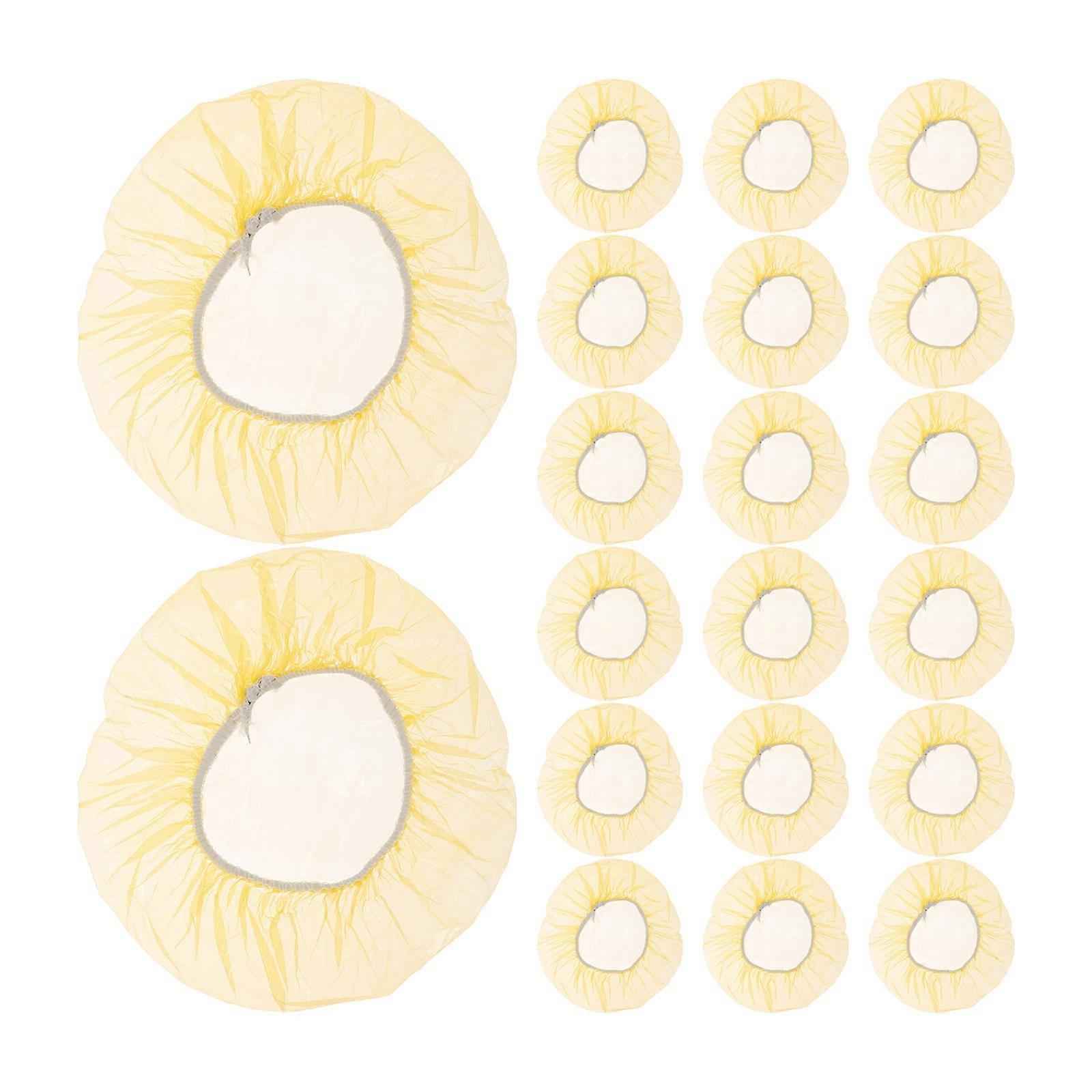 Fire Alarm Cover Detector Protective Plastic Cover 100Pcs Yellow