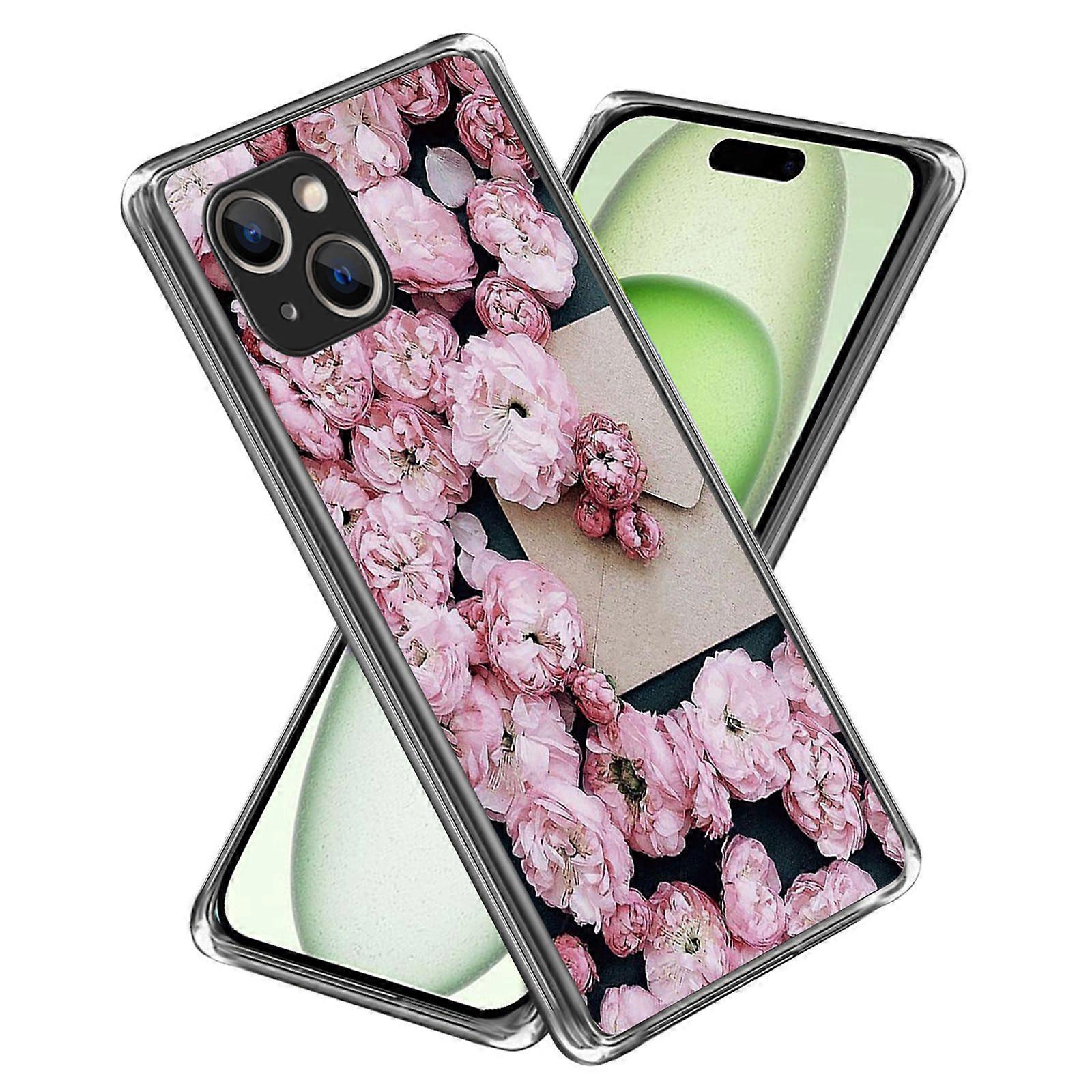 For iPhone 15 Cell Phone Case TPU Pattern Printing Design Protective Shell